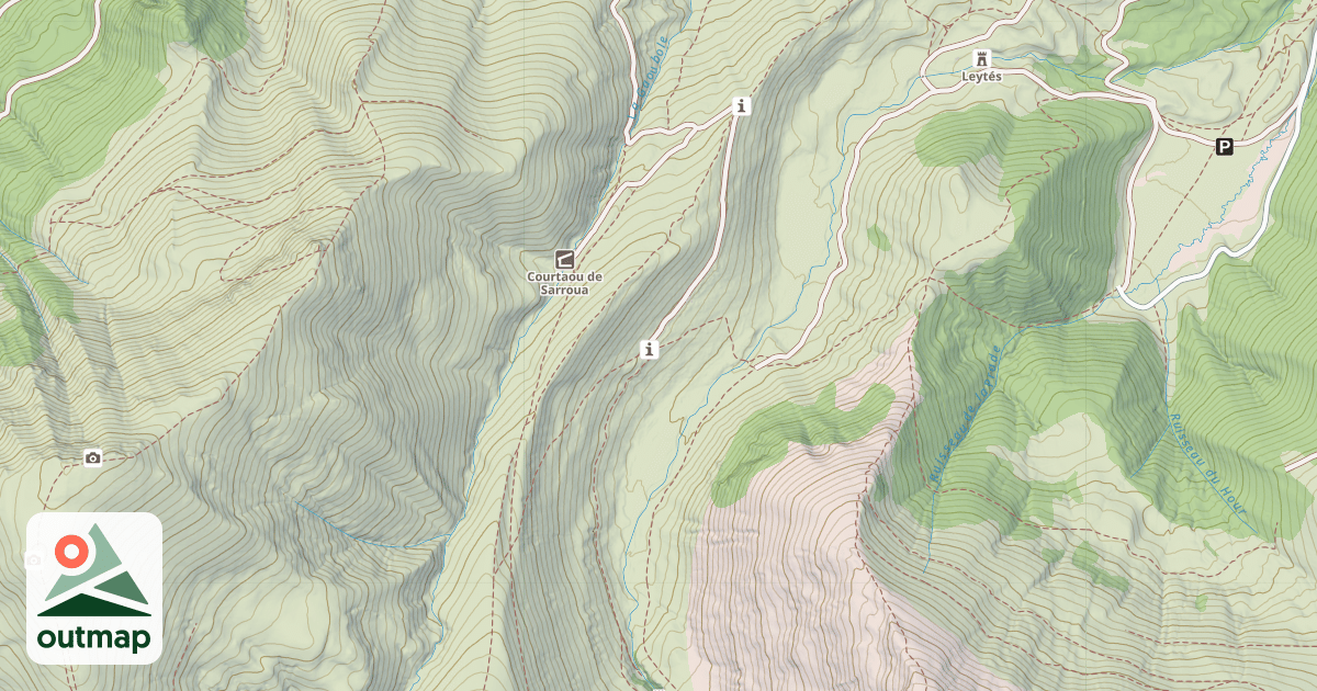 Map of Cabane des esclozes