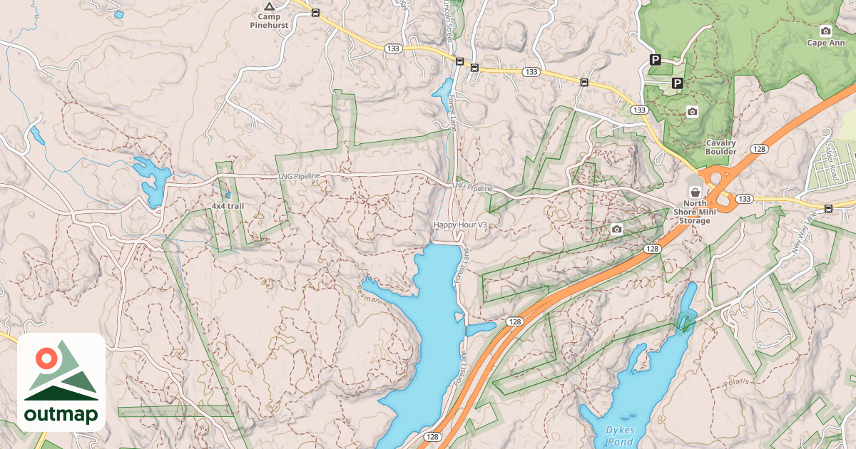 Map of Happy Hour