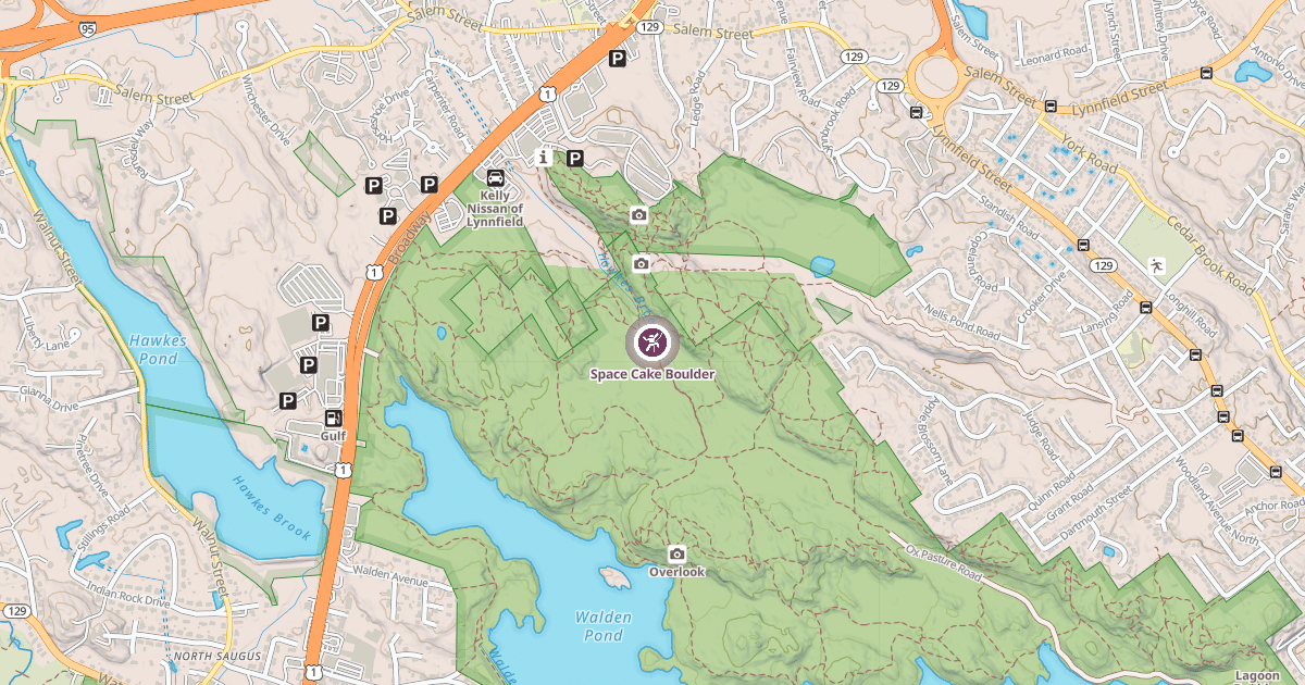 Map preview of Space Cake Boulder