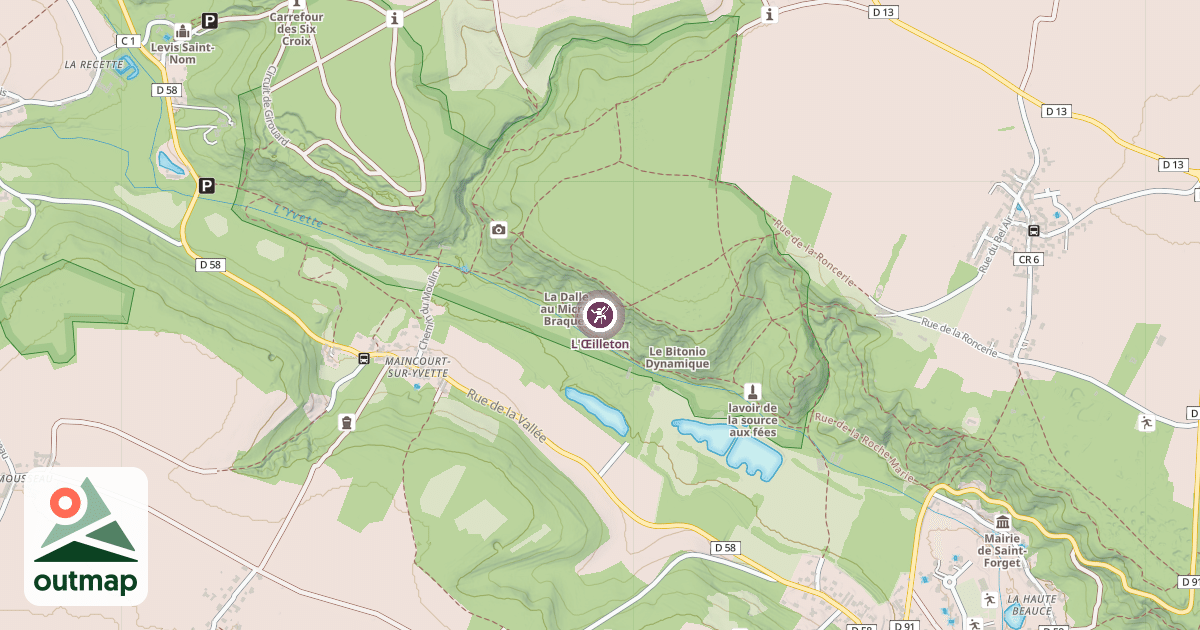 Map of L'Œilleton