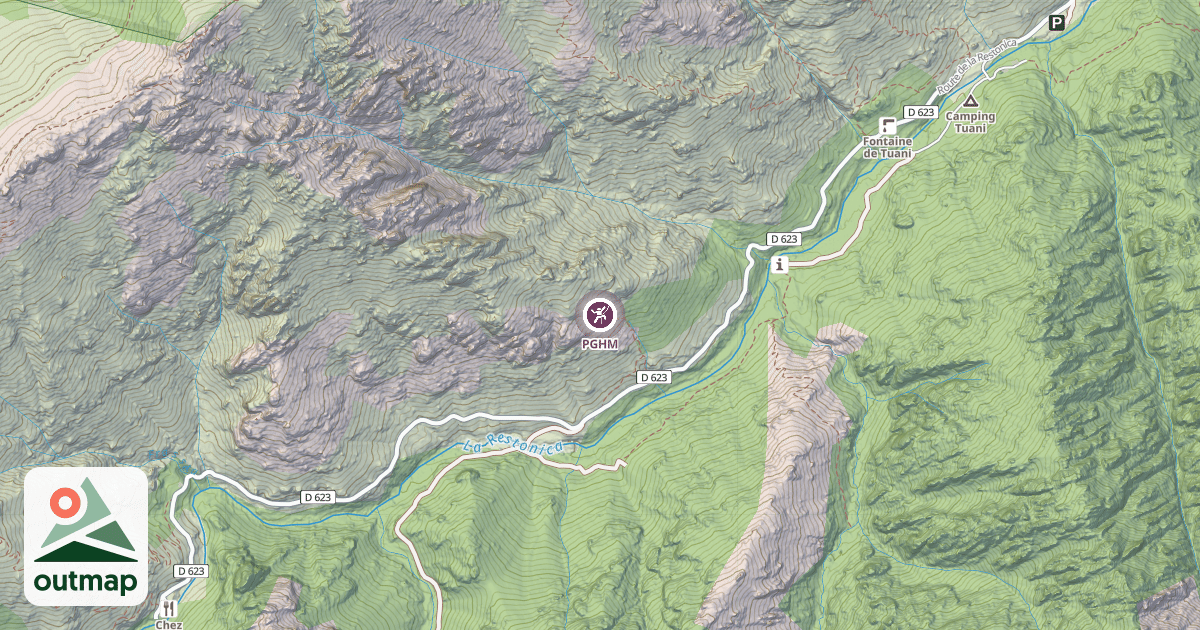 Map of PGHM