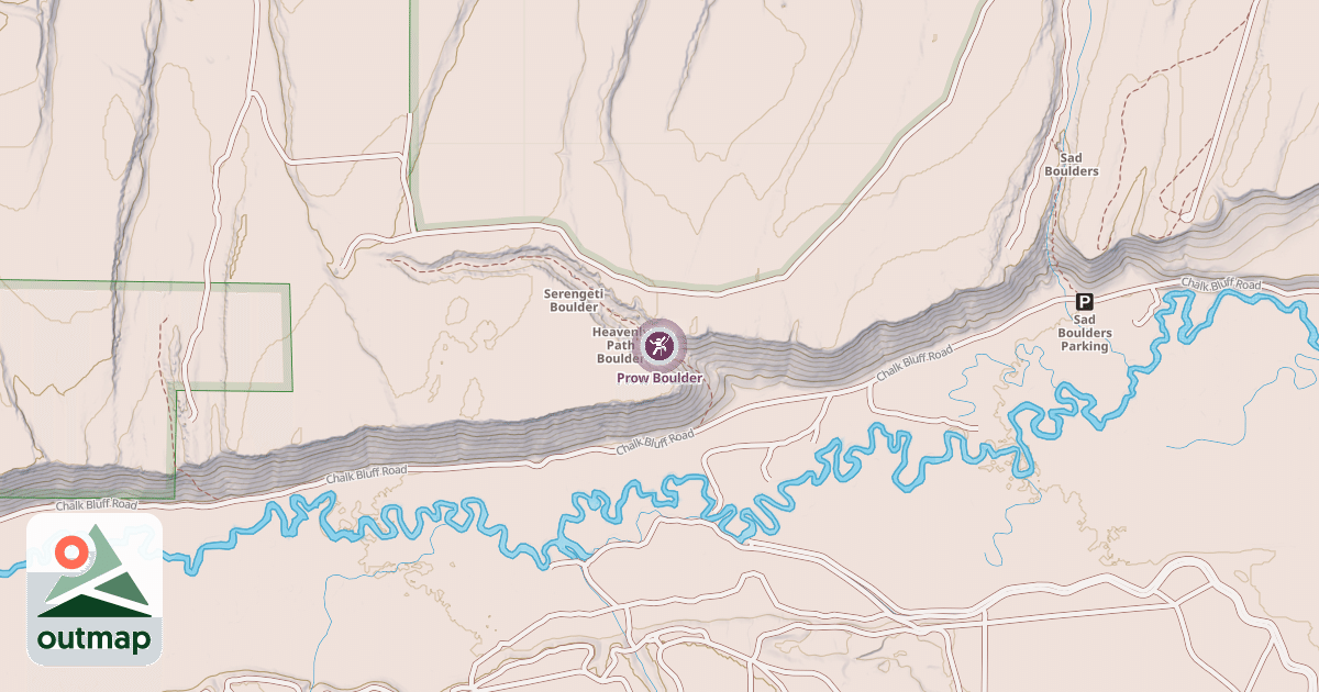 Map of Prow Boulder