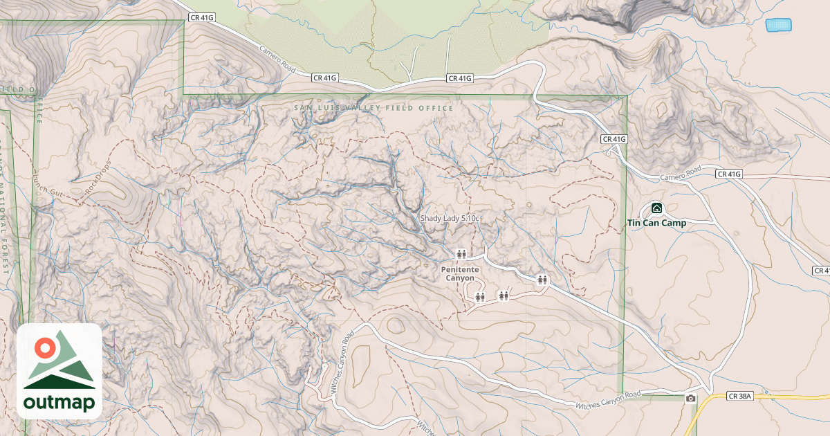 Map of Shady Lady