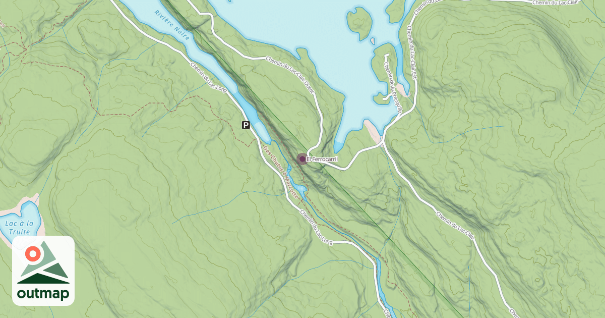 Map of El Ferrocarril