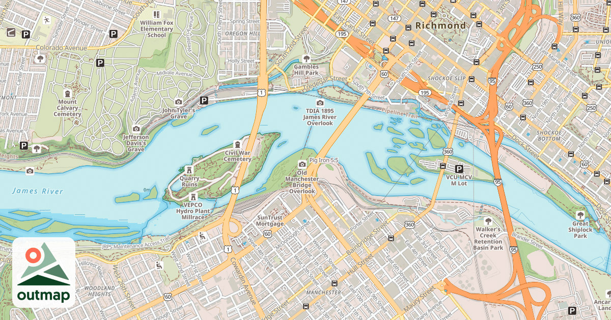 Map of Pig Iron
