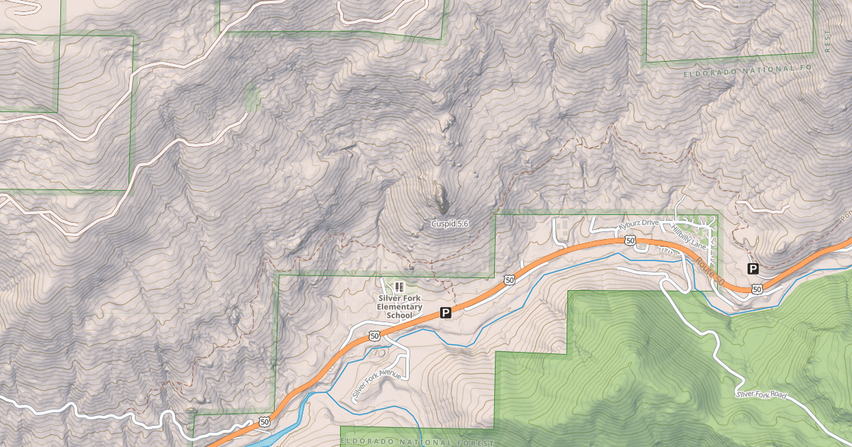 Map preview of Cuspid
