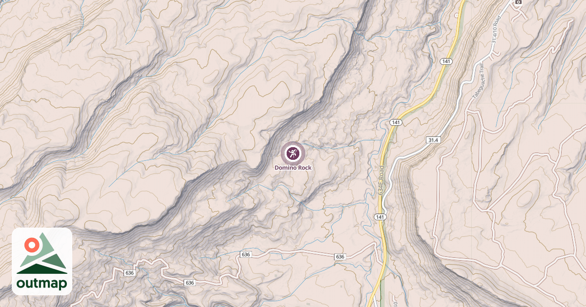 Map of Domino Rock