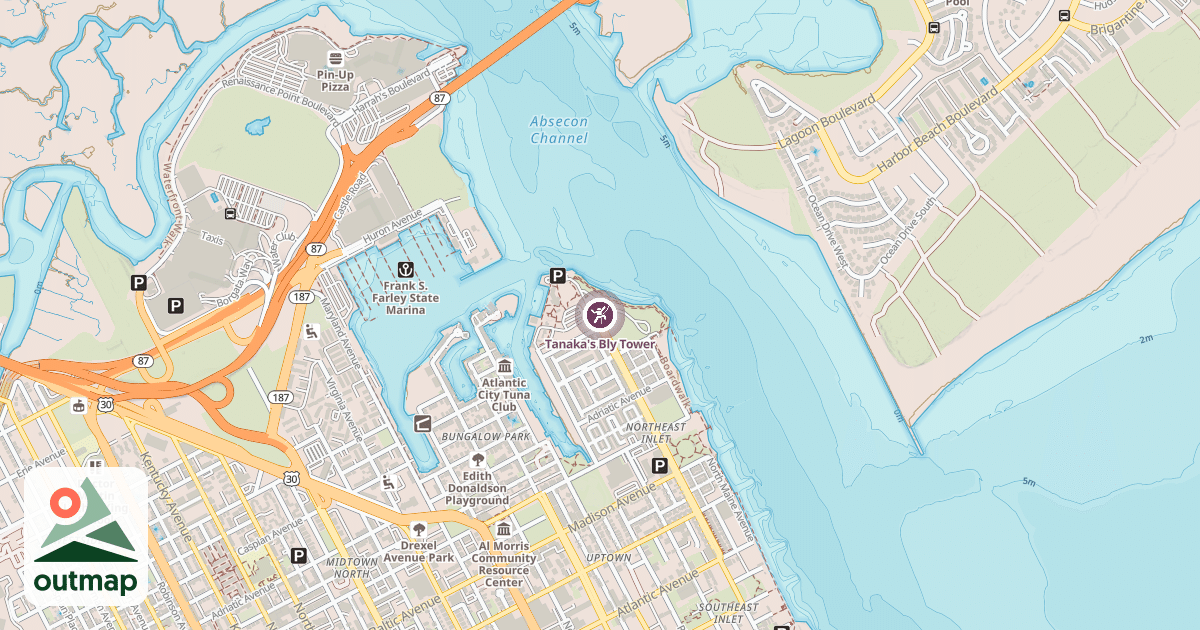 Map of Tanaka's Bly Tower