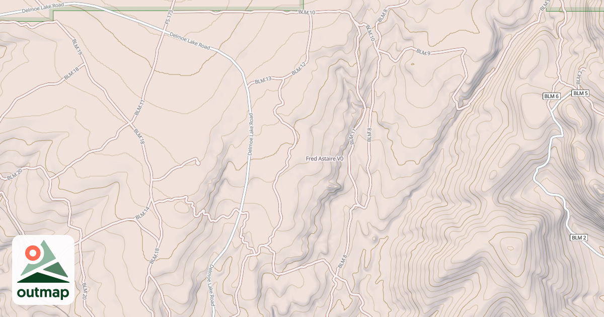 Map of Fred Astaire