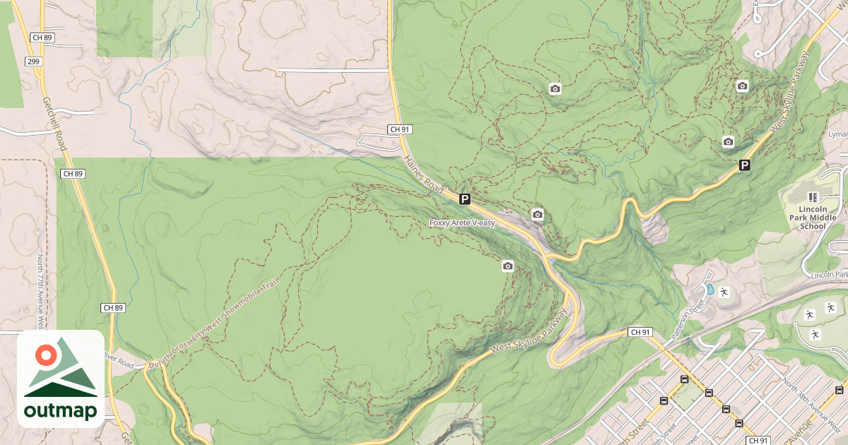 Map of Foxxy Arete