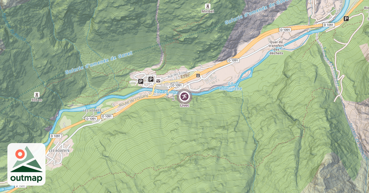 Map of Livet