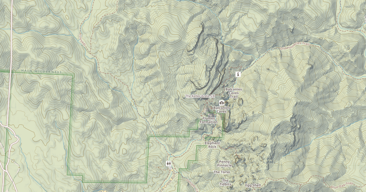 Map preview of The Keller Arete