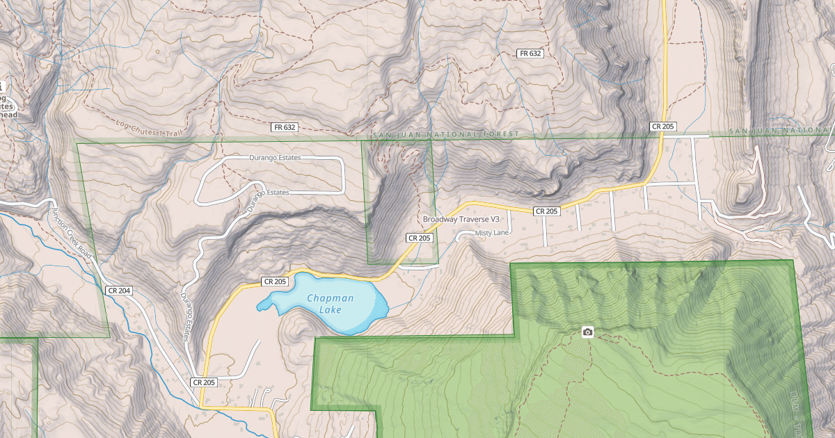 Map preview of Broadway Traverse