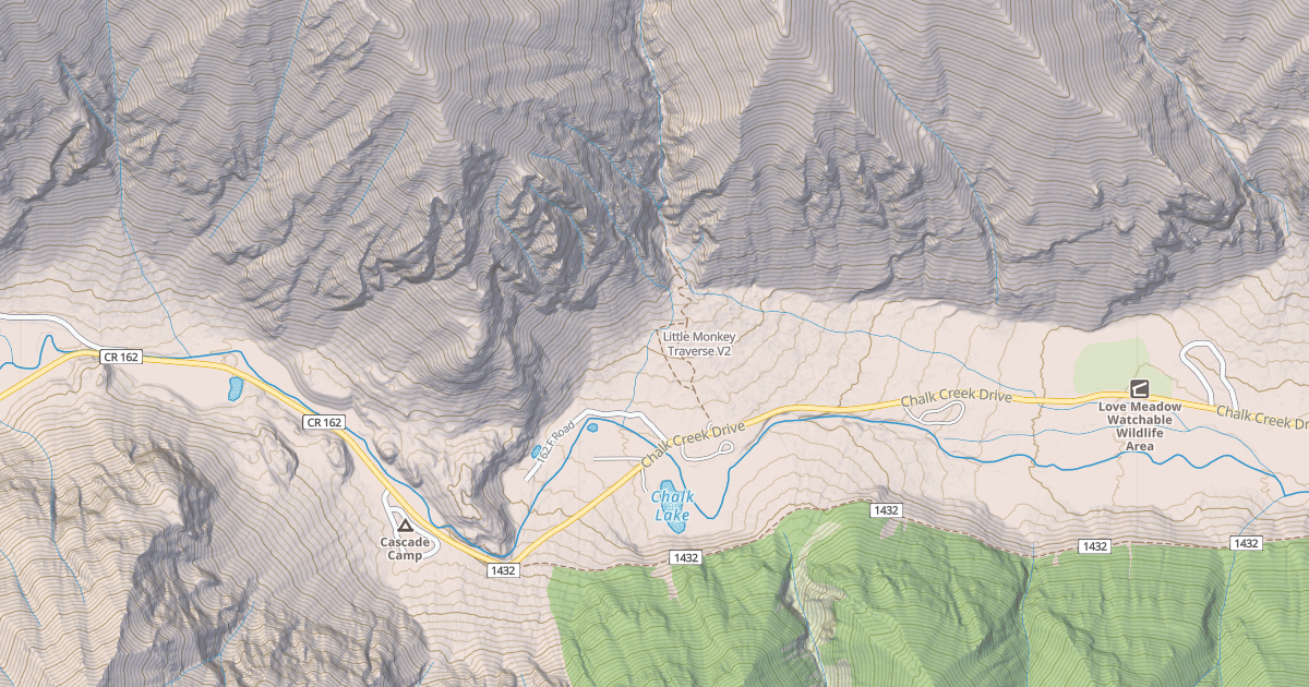Map preview of Little Monkey Traverse
