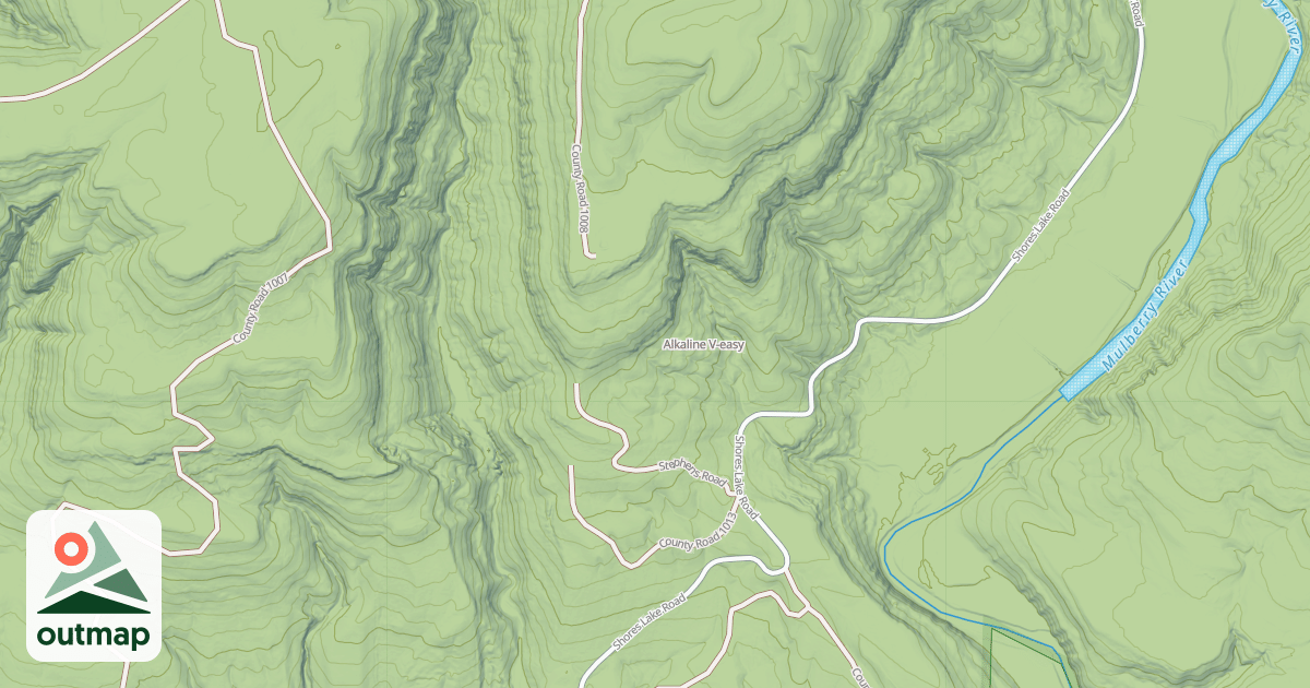 Map of Alkaline
