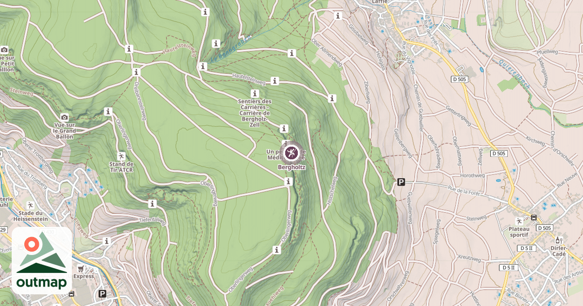 Map of Bergholtz