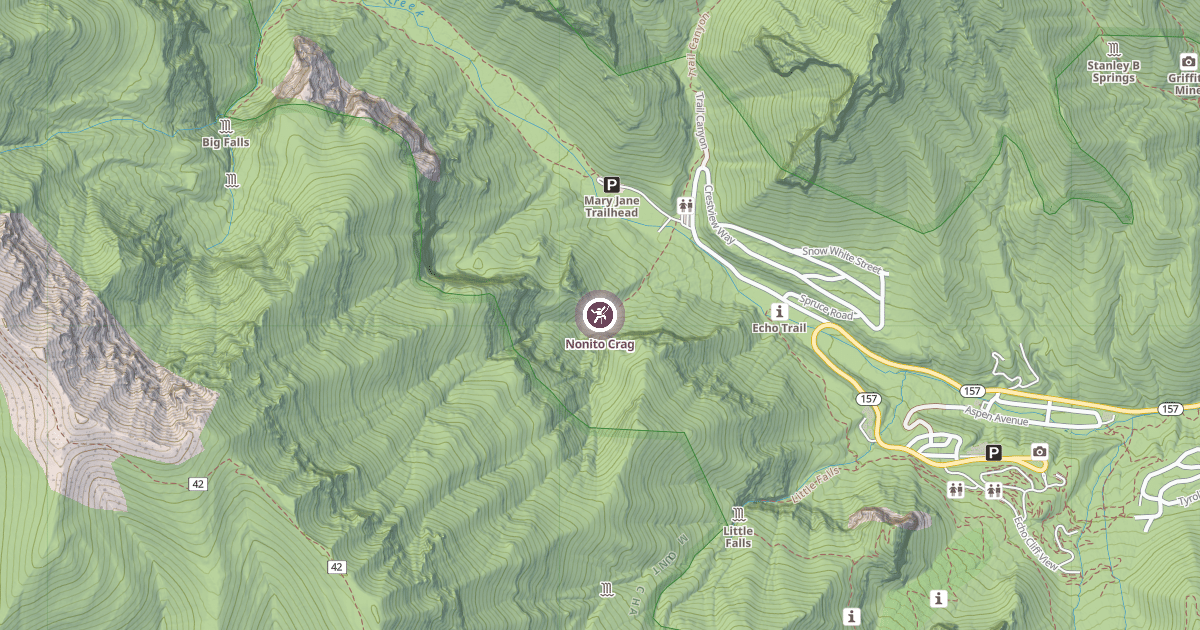 Map preview of Nonito Crag