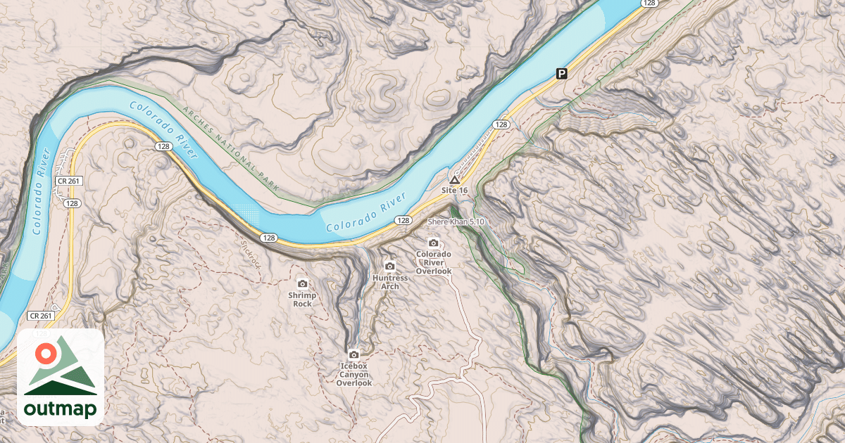 Map of Shere Khan