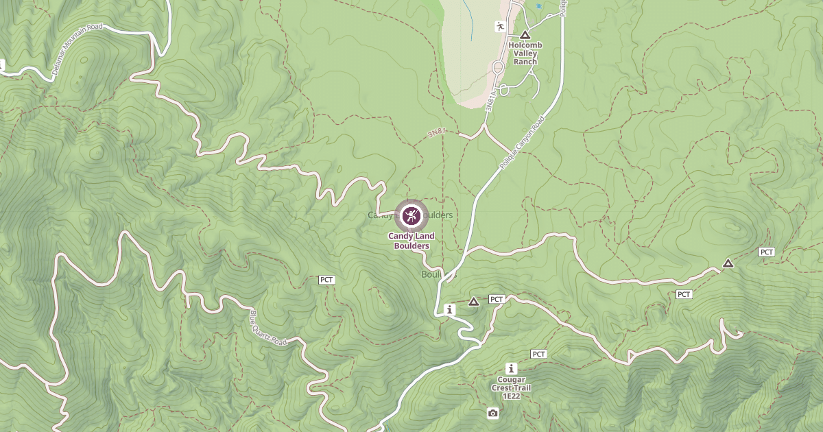 Map preview of Candy Land Boulders