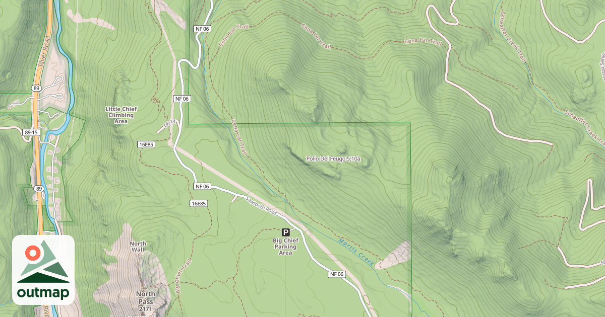Map of Pollo Del Feugo