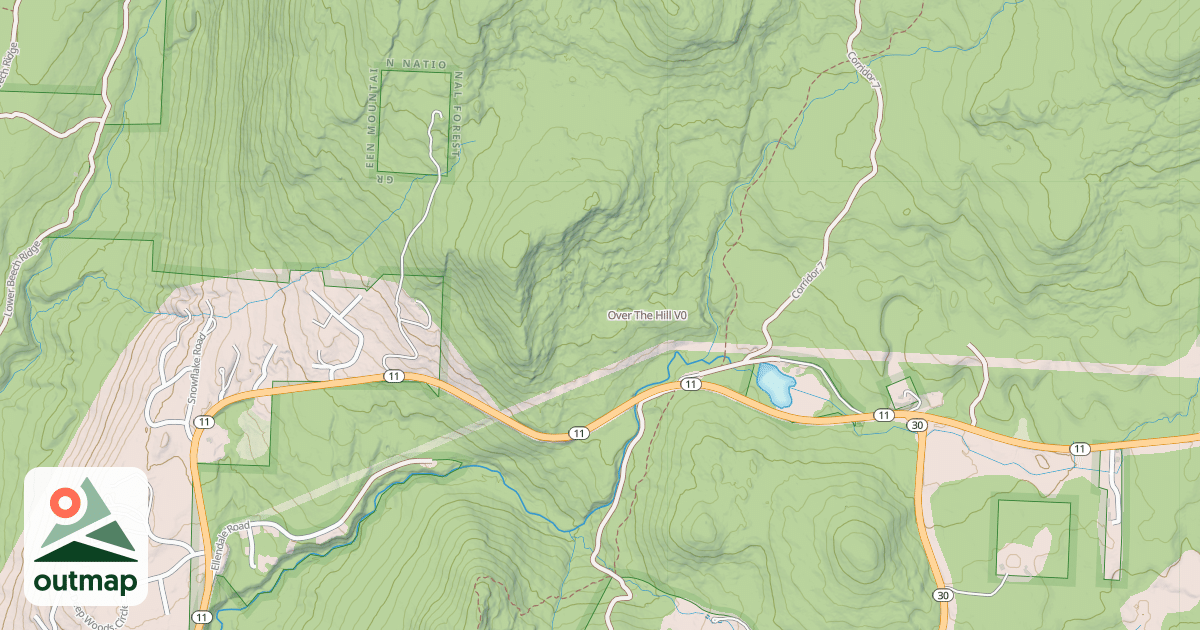 Map of Over The Hill