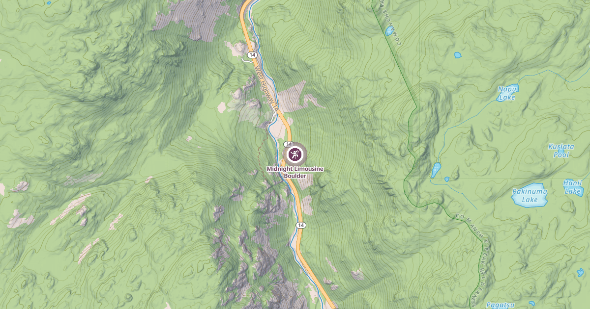 Map preview of Midnight Limousine Boulder