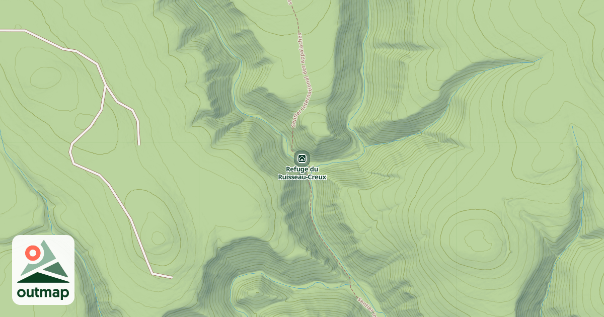 Map of Refuge du Ruisseau-Creux