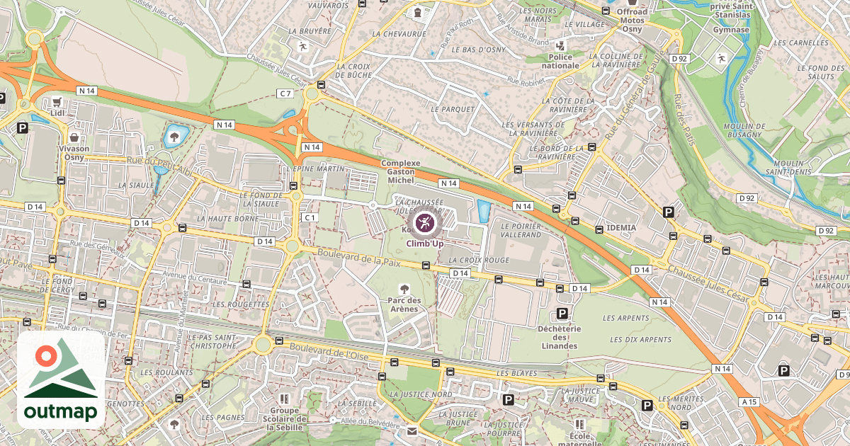 Map of Climb'Up