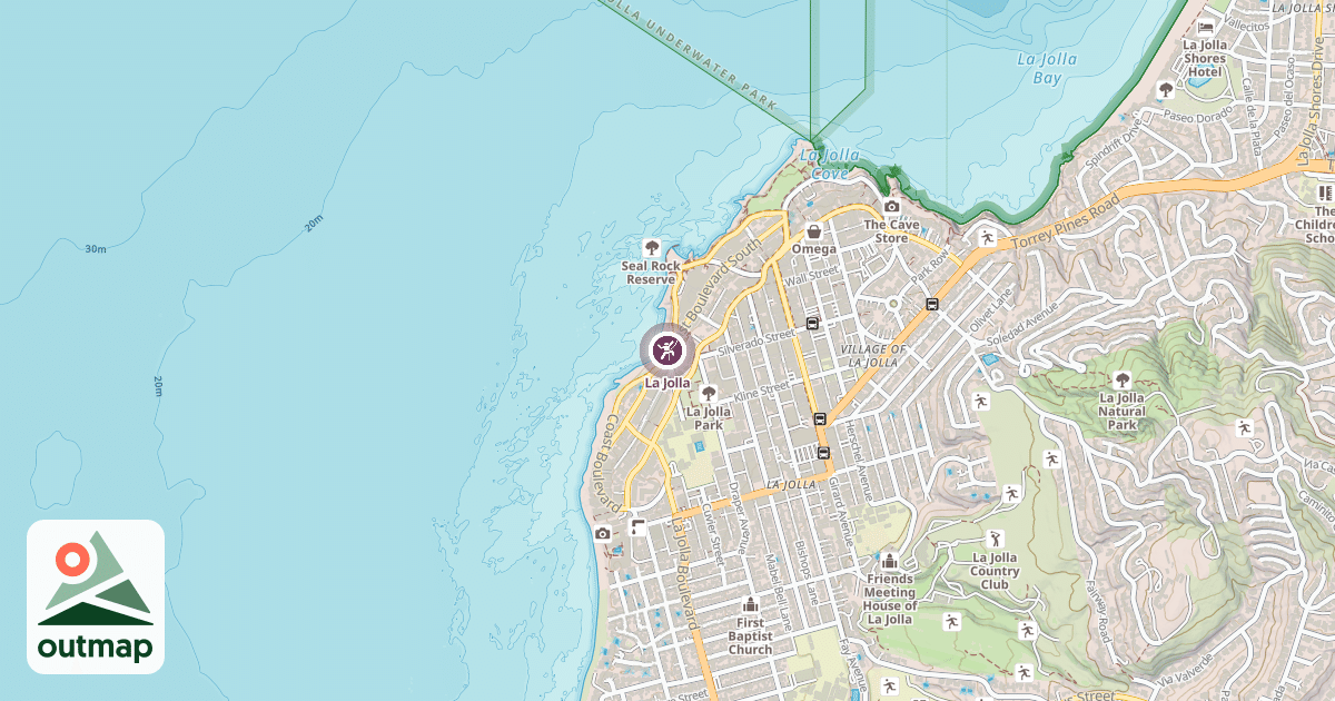Map of La Jolla