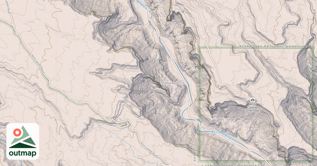 Map of Original Route