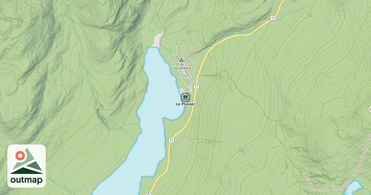 Map of Le Pluvier