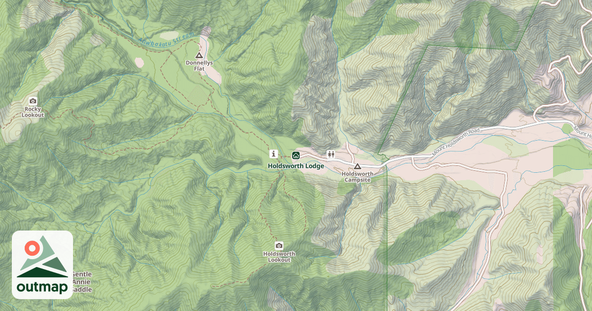 Map of Holdsworth Lodge