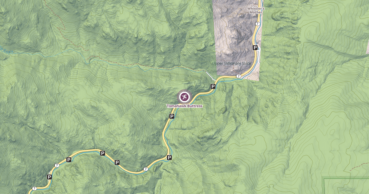 Map preview of Tomahawk Buttress