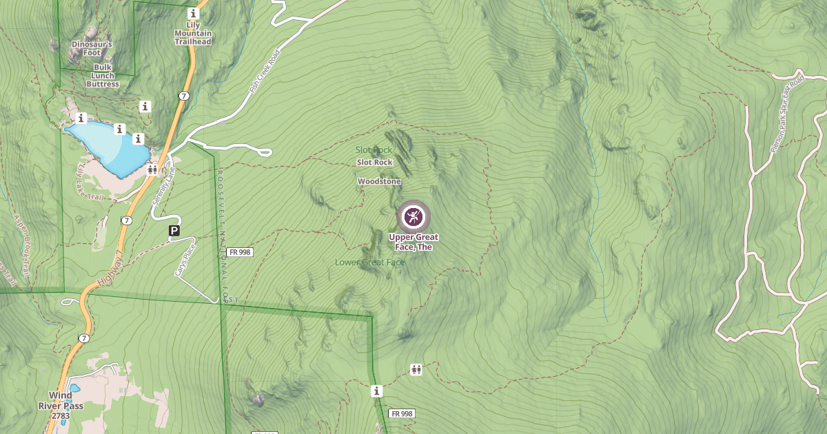 Map preview of Upper Great Face, The
