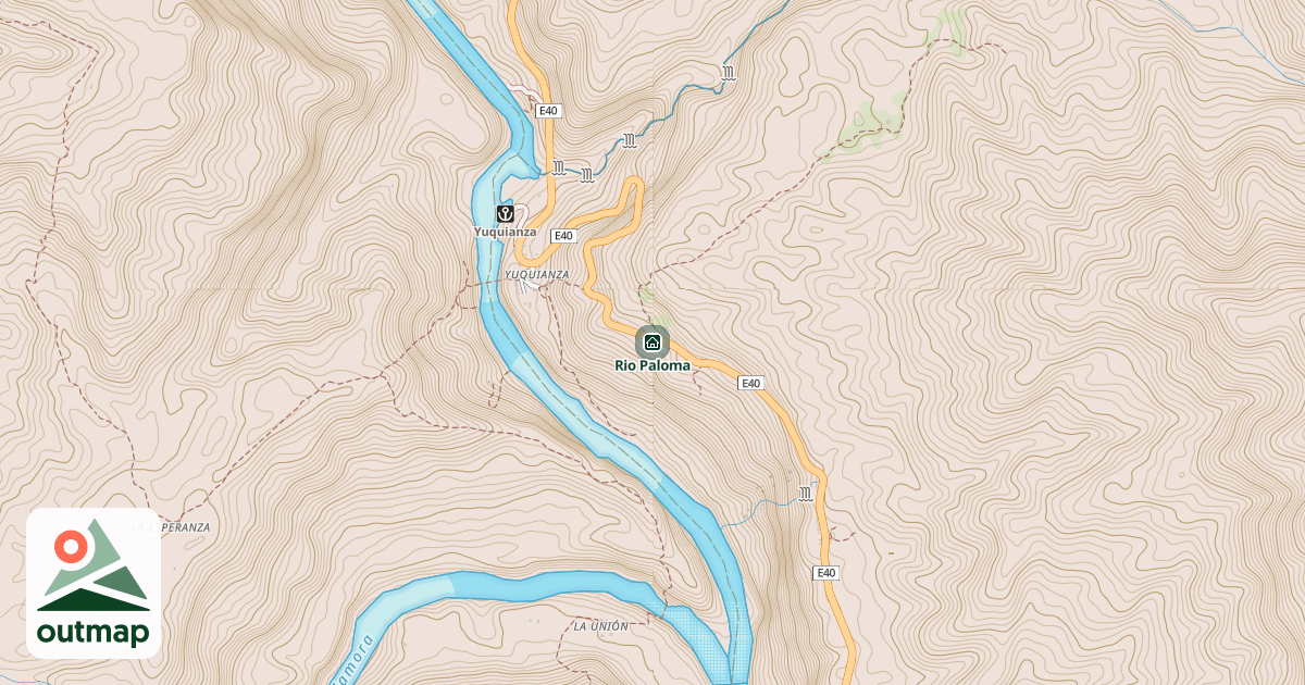 Map of Rio Paloma