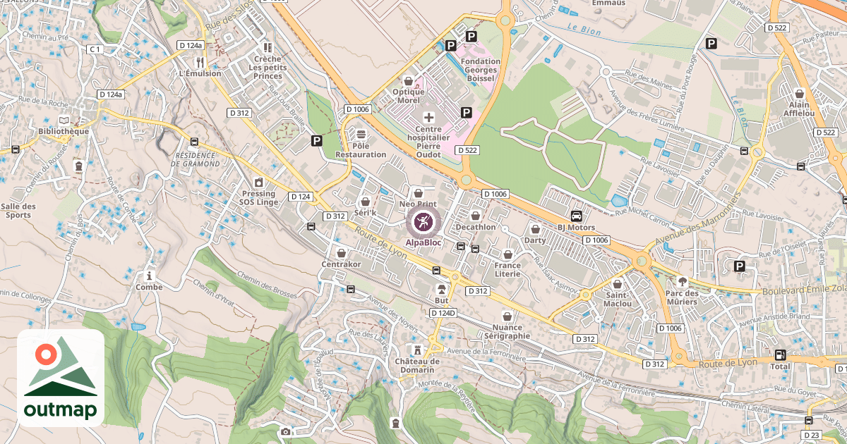 Map of AlpaBloc
