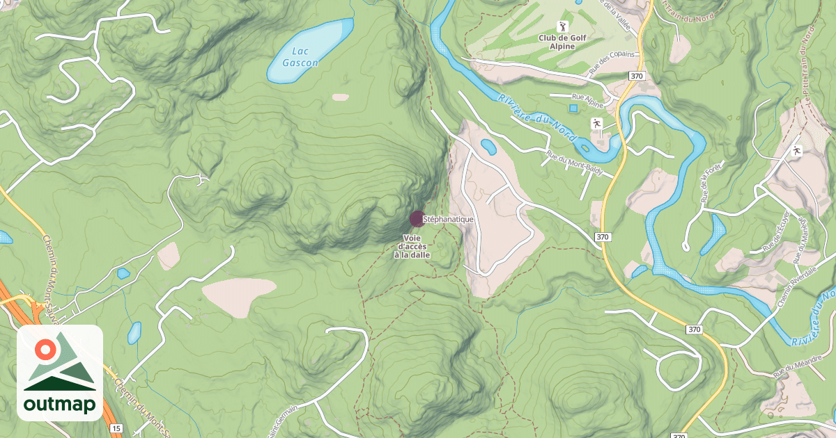 Map of Stéphanatique
