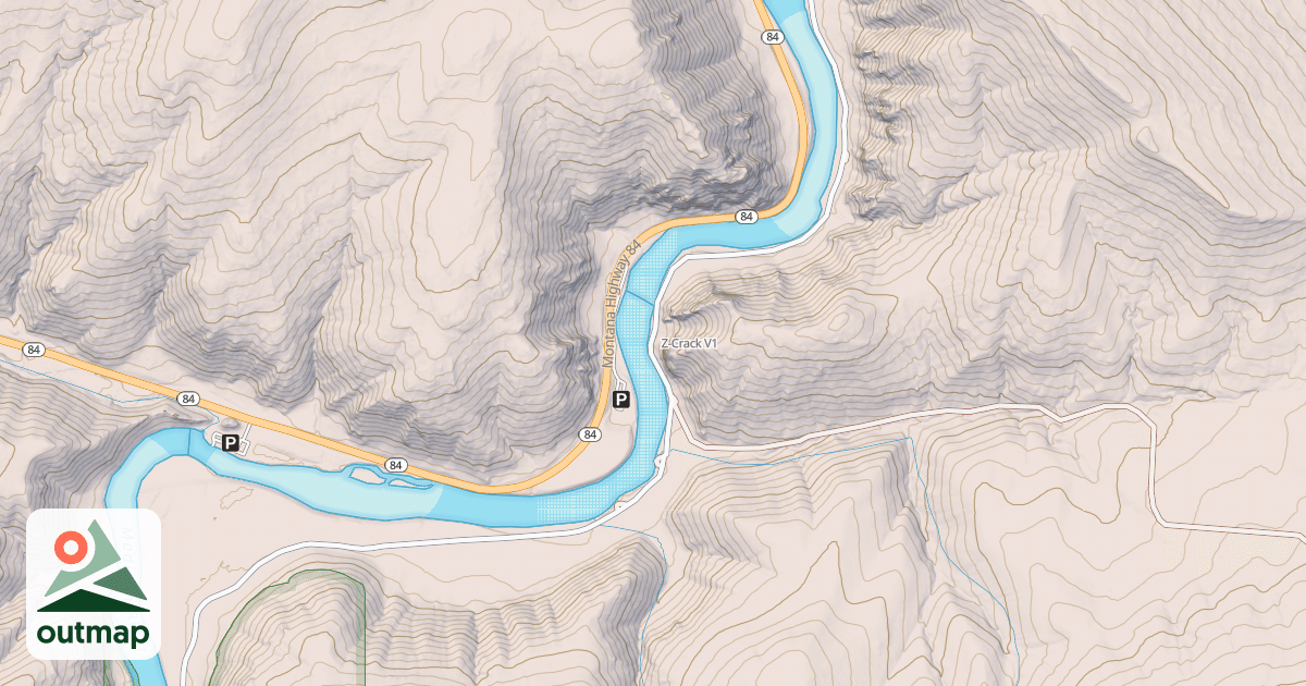 Map of Z-Crack