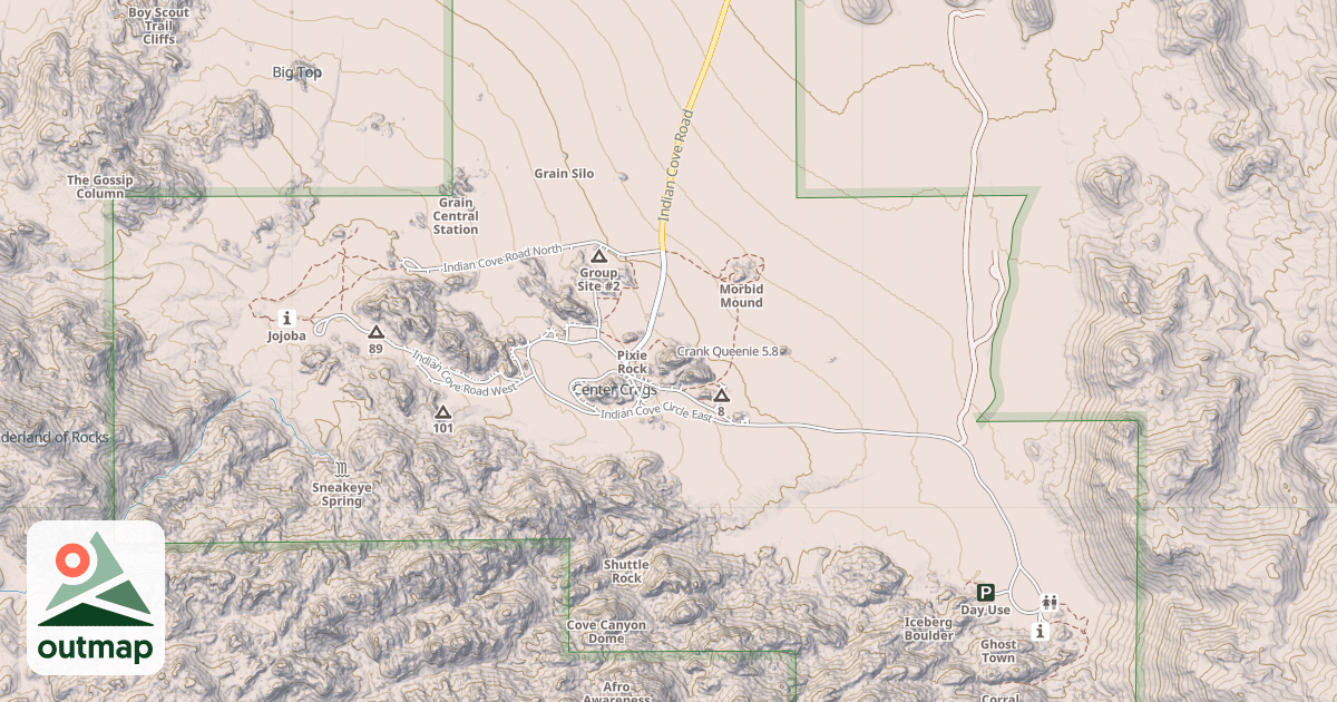 Map of Crank Queenie