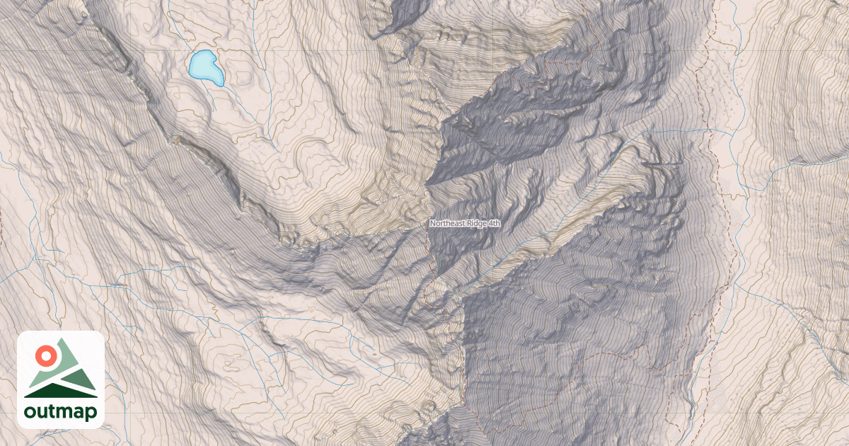 Map of Northeast Ridge