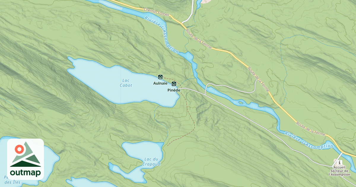 Map of Sapinière