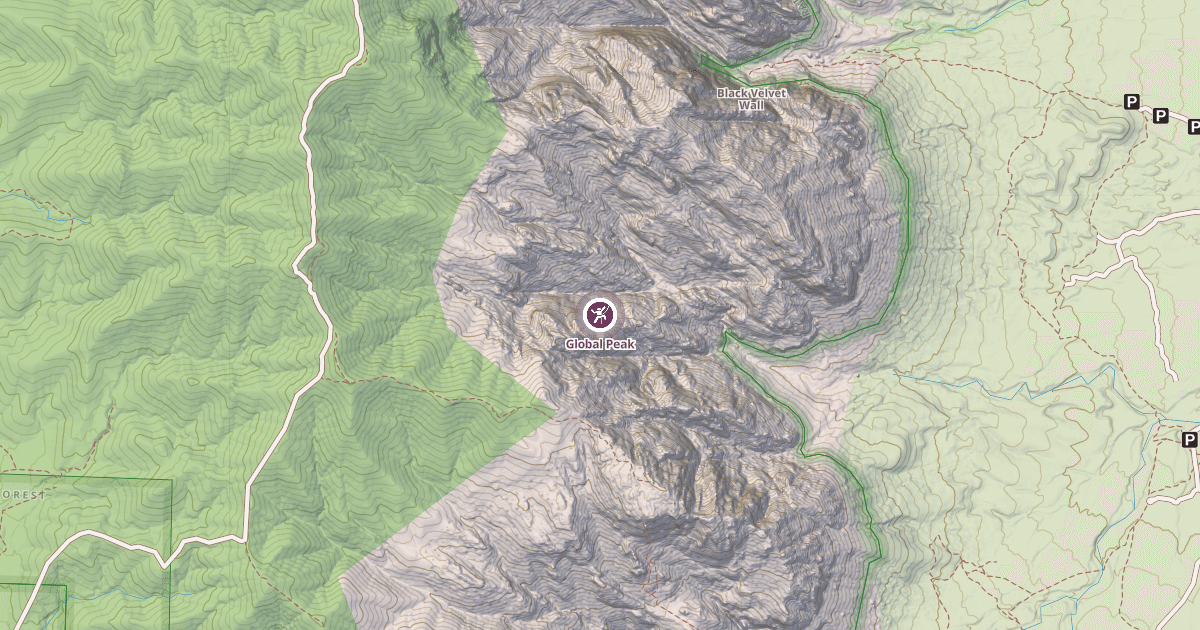 Map preview of Global Peak