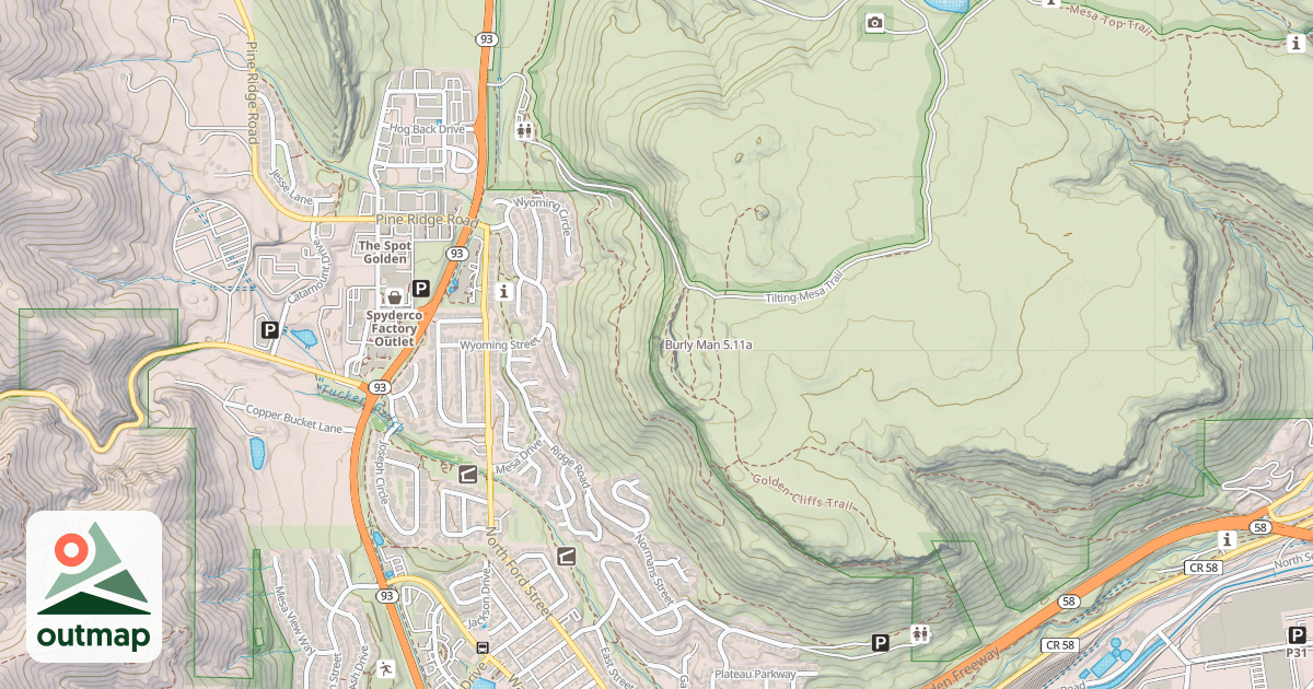 Map of Burly Man