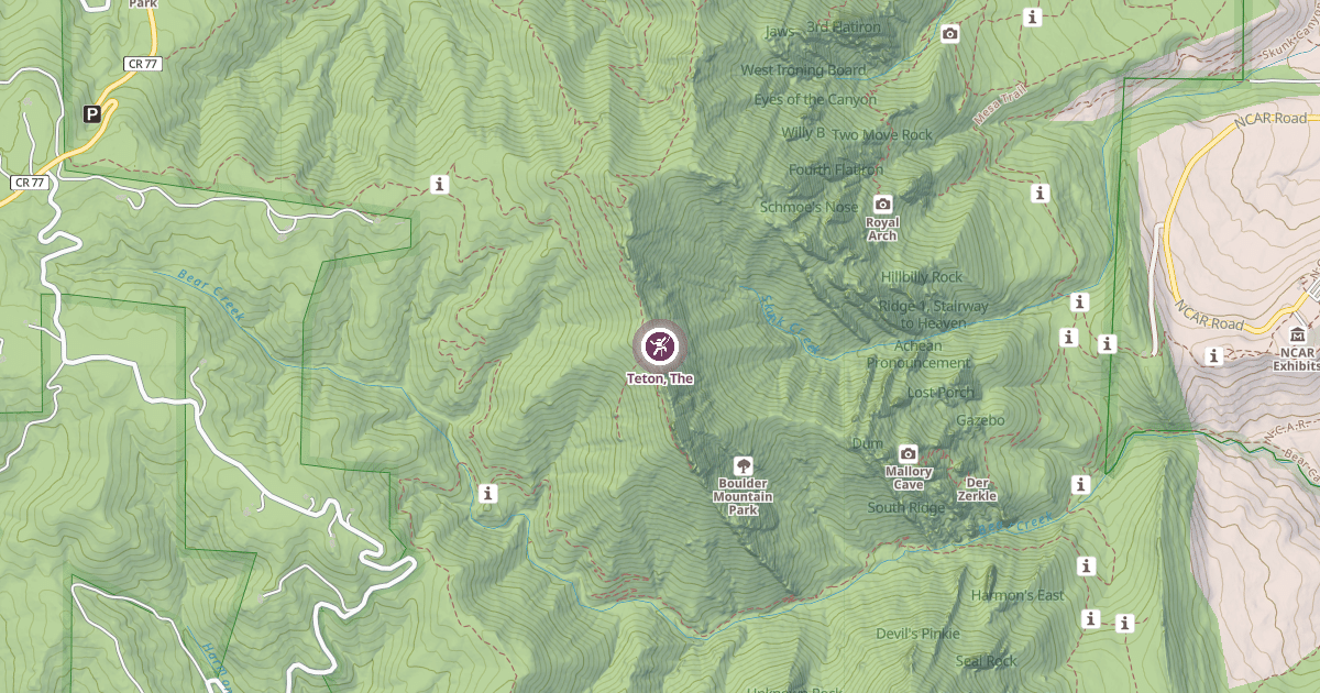 Map preview of Teton, The
