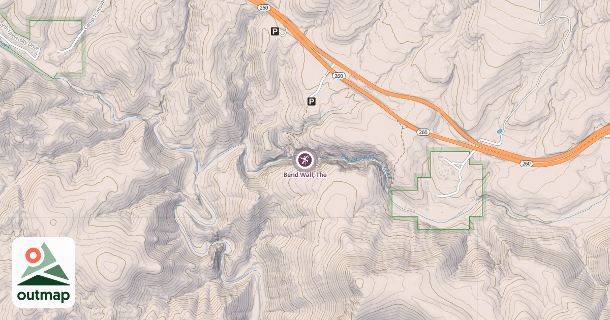 Map of Bend Wall, The