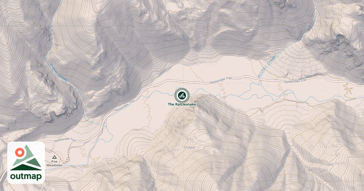 Map of The Rattlesnake