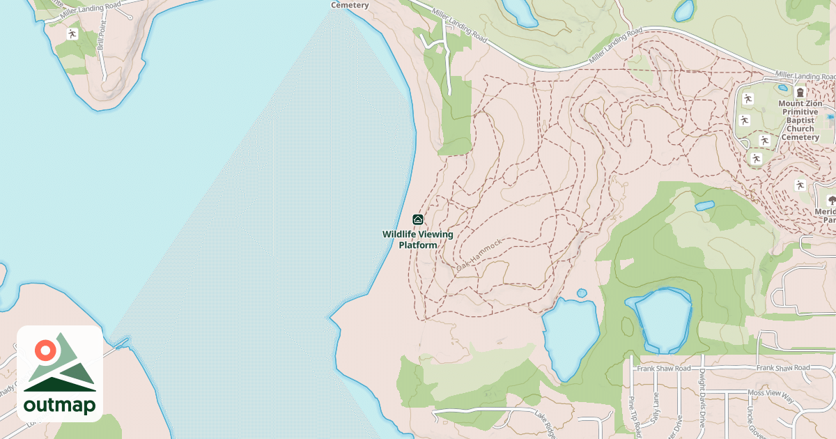 Map of Wildlife Viewing Platform