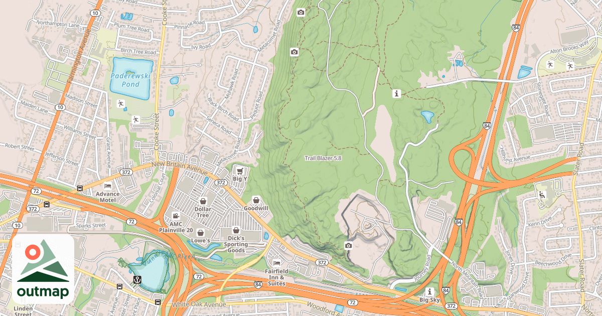 Map of Trail Blazer