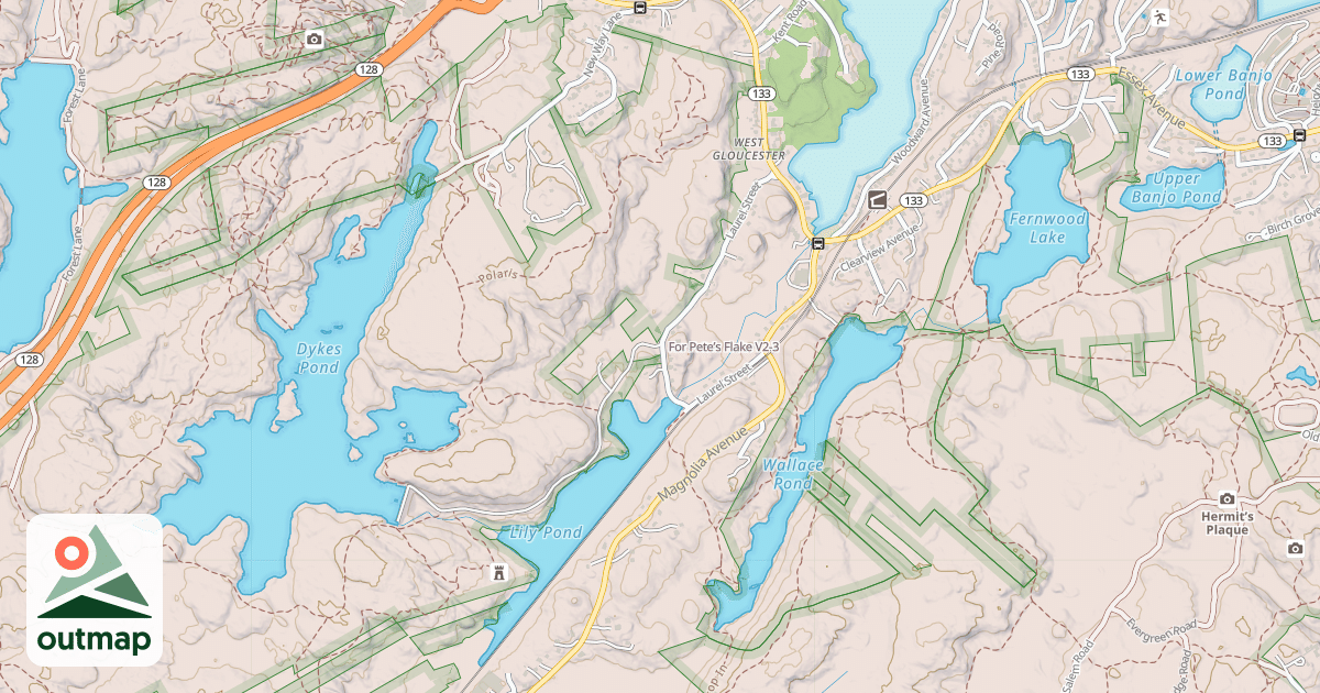 Map of For Pete’s Flake