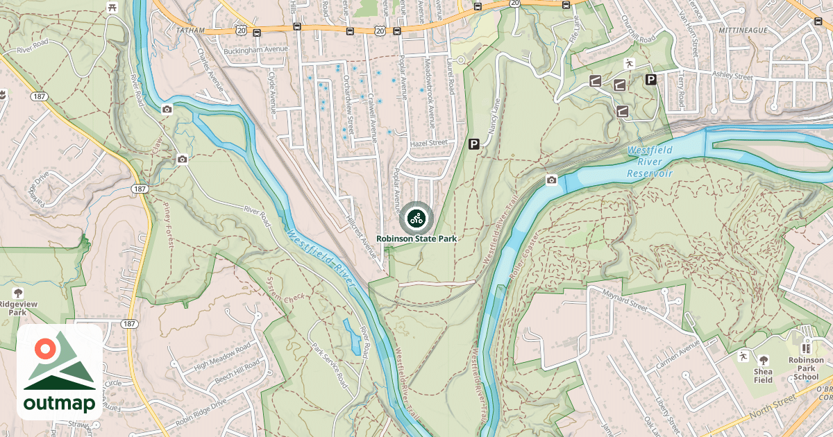 Map of Robinson State Park
